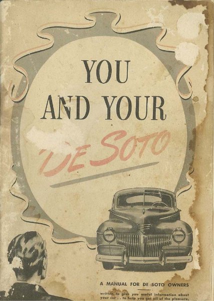 1941 Desoto S-8 Owner's Manual