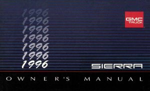 1996 GMC Sierra Owner's Manual