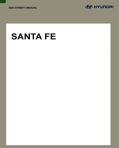 2026 Hyundai Santa Fe Owner's Manual