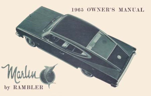 1965 AMC Marlin Owner's Manual