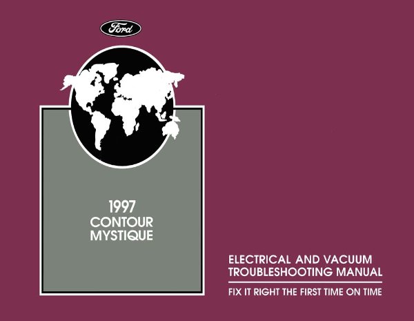 1997 Ford Contour, Mystique Factory Shop Service Manual