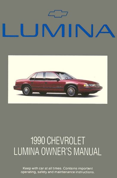 1990 Chevrolet Lumina Owner's Manual