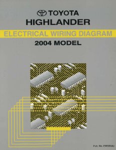 2004 Toyota Highlander Wiring Diagrams Manual