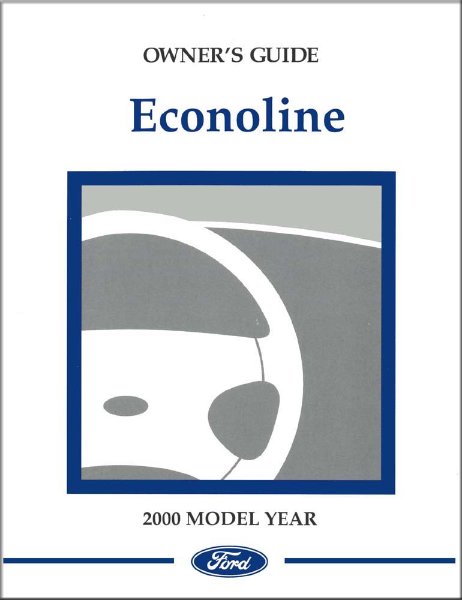 2000 Ford Econoline Owner's Manual