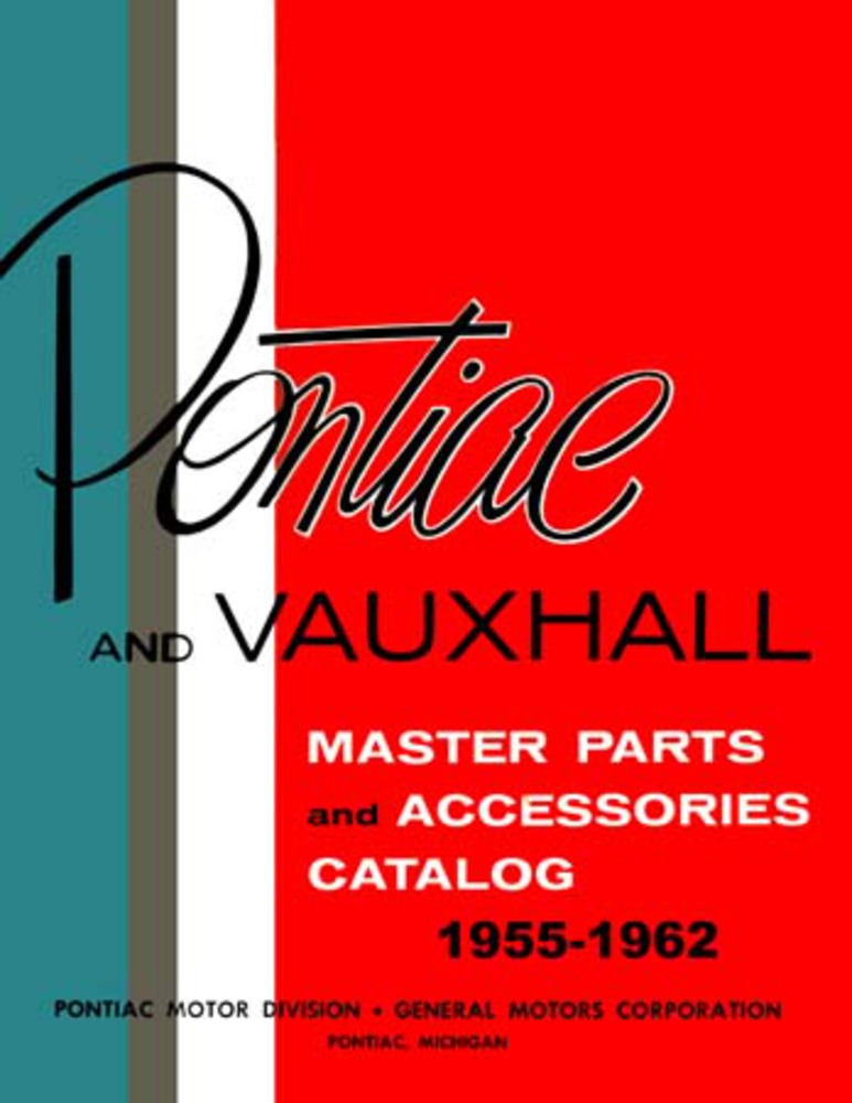 1955 1958 1959 1960 1961 Pontiac Parts Numbers List Guide Interchange Drawings
