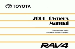 2001 Toyota Rav4 Owner's Manual