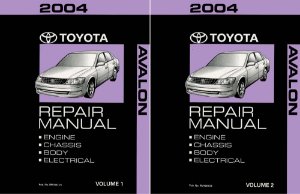 2004 Toyota Avalon Factory Shop Service Manual