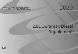 2020 Chevrolet DIESEL SUPPLEMENT Owner's Manual
