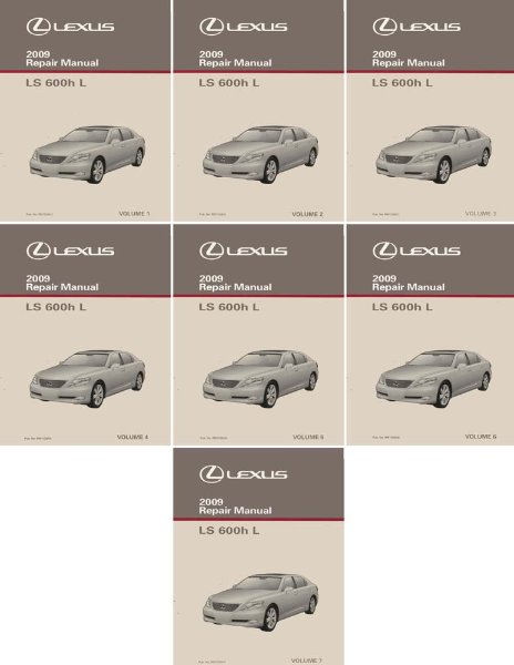 2009 Lexus LS 600h L Factory Shop Service Manual