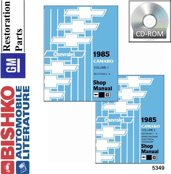 1985 Chevrolet Camaro Factory Shop Service Manual