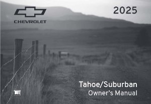 2025 Chevrolet Tahoe, Suburban Owner's Manual