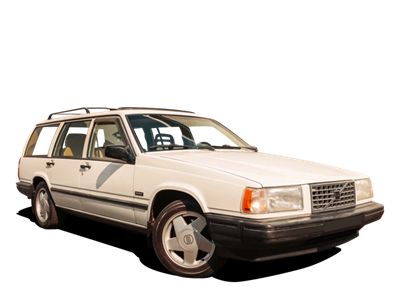 White old sedan