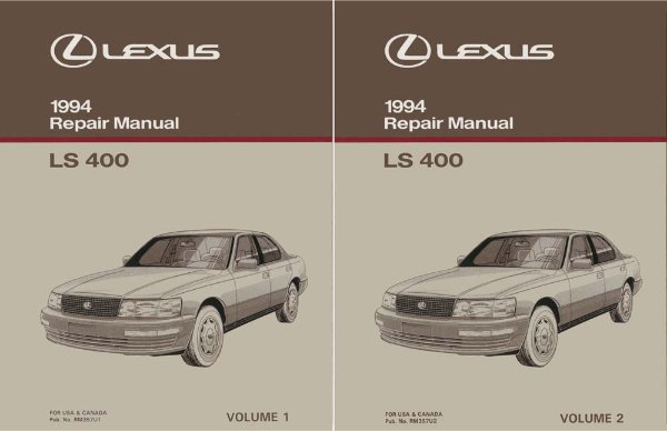 1994 Lexus LS 400 Factory Shop Service Manual