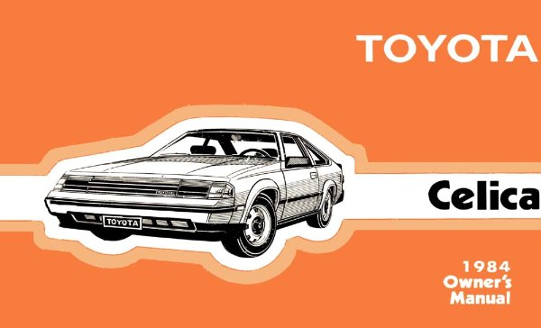 1984 Toyota Celica Owner's Manual