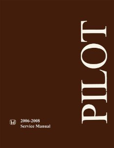 2006–2008 Honda Pilot Factory Shop Service Manual