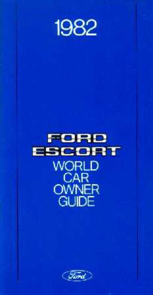 1982 Ford Escort Owner's Manual
