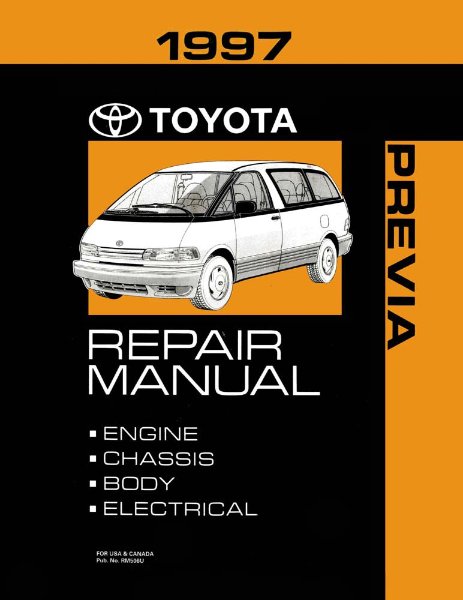1997 Toyota Previa Factory Shop Service Manual