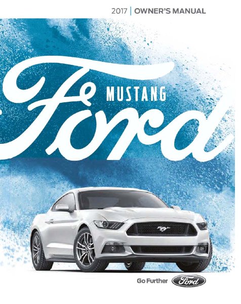 2017 Ford Mustang Owner's Manual