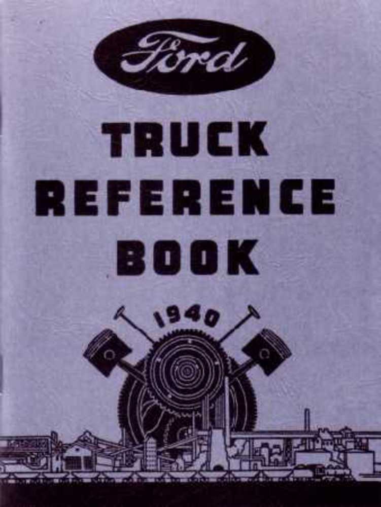1940 Ford Truck V-8 V8 Car Owners Manual User Guide