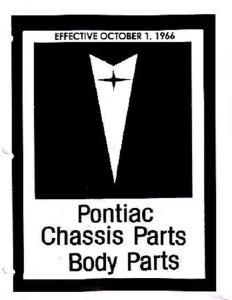 1960–1966 Pontiac All Models Parts Book