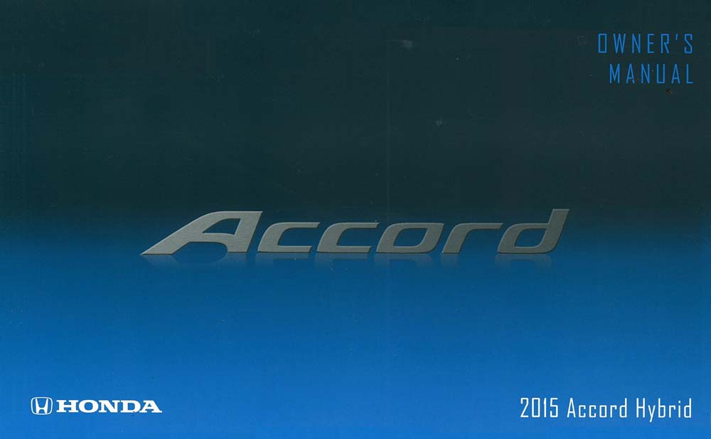 2015 Honda Accord Hybrid Owner's Manual