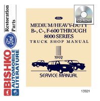 1992 Ford B,C, F 600-8000 Medium, Heavy Duty Truck Shop Service Manual PDF sample image