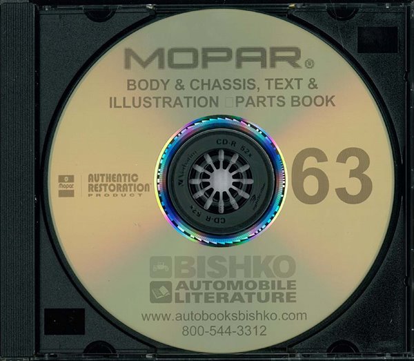 1963 Mopar Chrysler Dodge Desoto Plymouth Part Numbers Book PDF List Guide