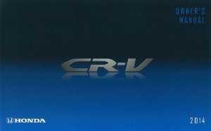 2014 Honda CR-V Owner's Manual