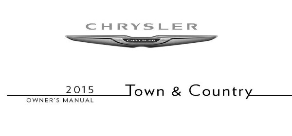 2015 Chrysler Town & Country Owner's Manual