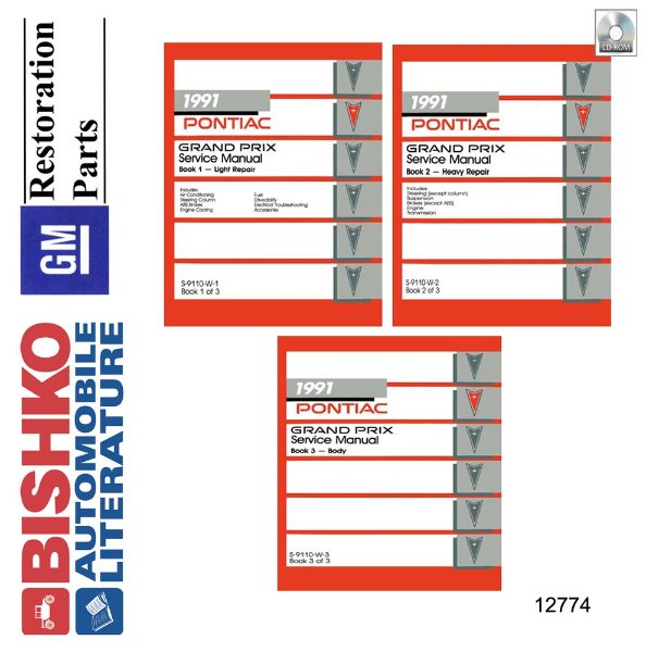 1991 Pontiac Grand Prix Factory Shop Service Manual