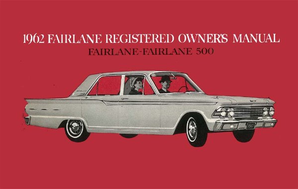 1962 Ford Fairlane Owner's Manual