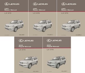 2009 Lexus LX 570 Factory Shop Service Manual