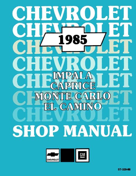 1985 Chevrolet Caprice, Impala, El Camino