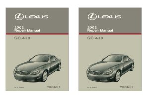 2002 Lexus SC 430 Factory Shop Service Manual