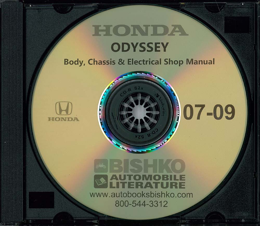 Bishko Automobile Literature - 2007 2008 2009 Honda Odyssey Shop