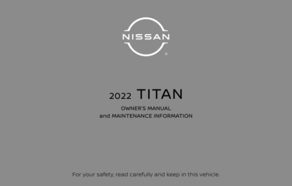 2022 Nissan Titan Owner's Manual