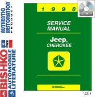 1998 Jeep Cherokee Shop Service Repair Manual PDF sample image