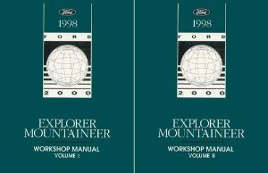 1998 Ford Truck Explorer, Mountaineer Factory Shop Service Manual