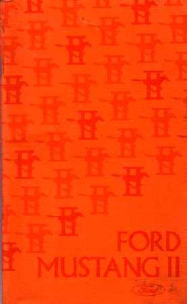 1975 Ford Mustang Owner's Manual