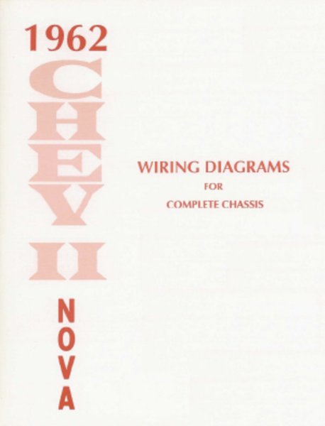 1962 Chevrolet Chevy II, Nova Wiring Diagrams Manual