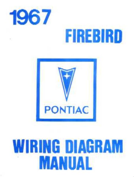 1967 Pontiac Firebird, Trans Am Wiring Diagrams Manual
