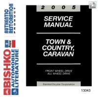 2005 CHRYSLER TOWN & COUNTRY, DODGE CARAVAN Body, Chassis & Electrical Service Manual sample image