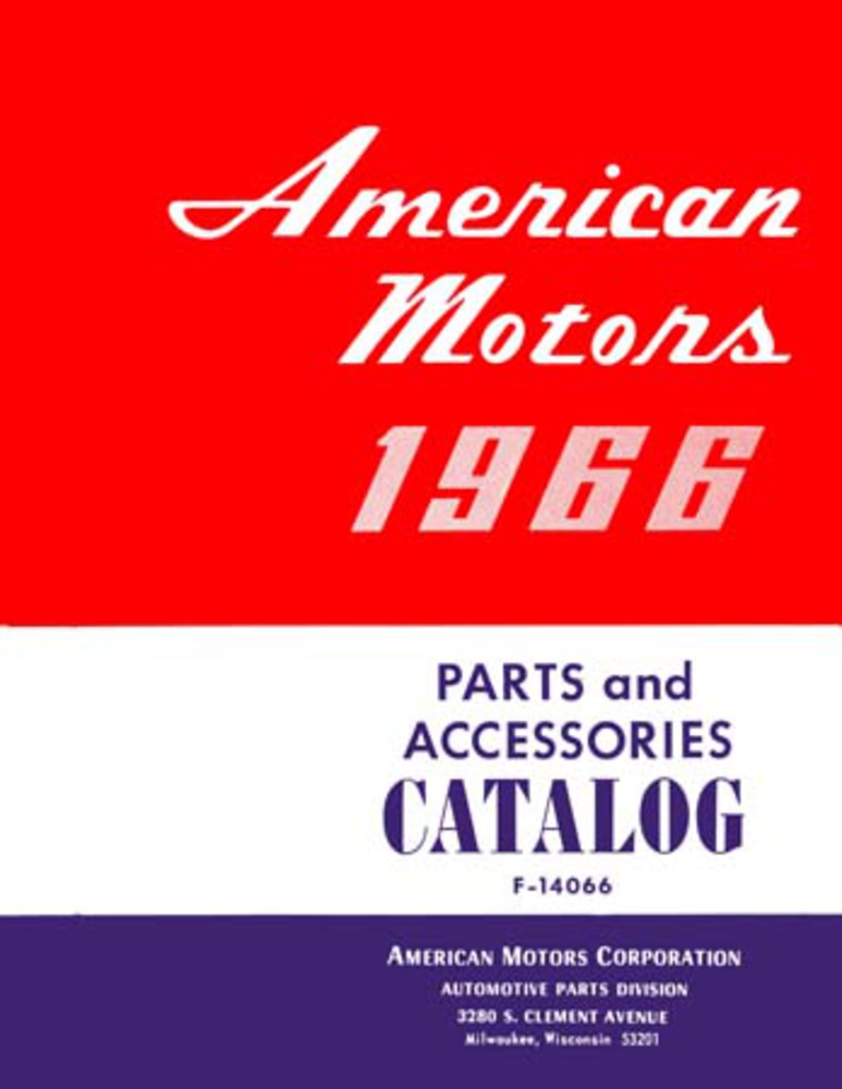 1966 AMC All Models Parts Book