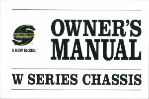 2007 Workhorse W-Series Owner's Manual