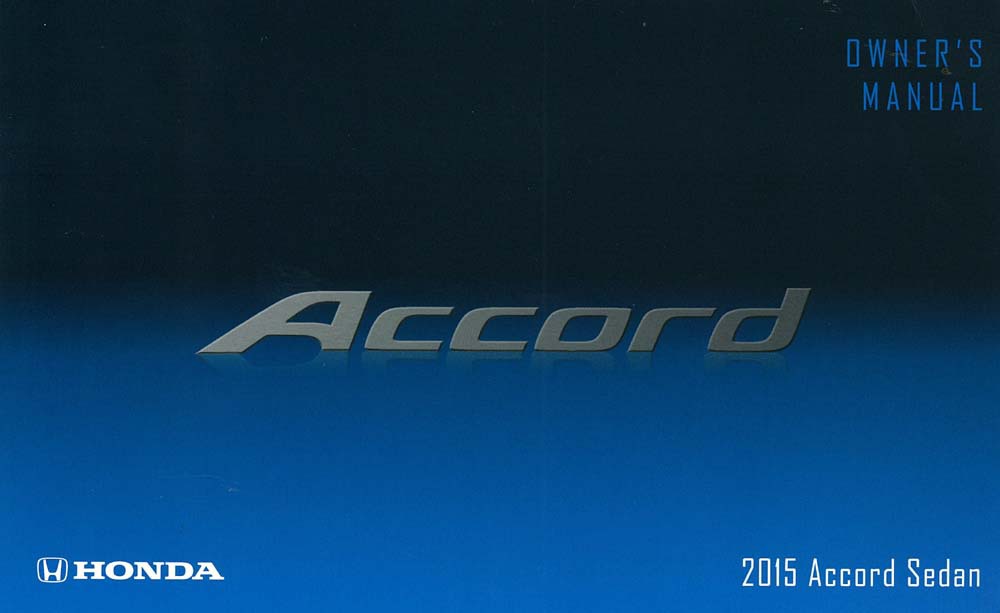 2015 Honda Accord Sedan Owner's Manual