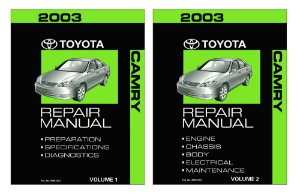 2003 Toyota Camry Factory Shop Service Manual