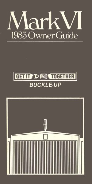 1983 Lincoln Mark VI Owner's Manual