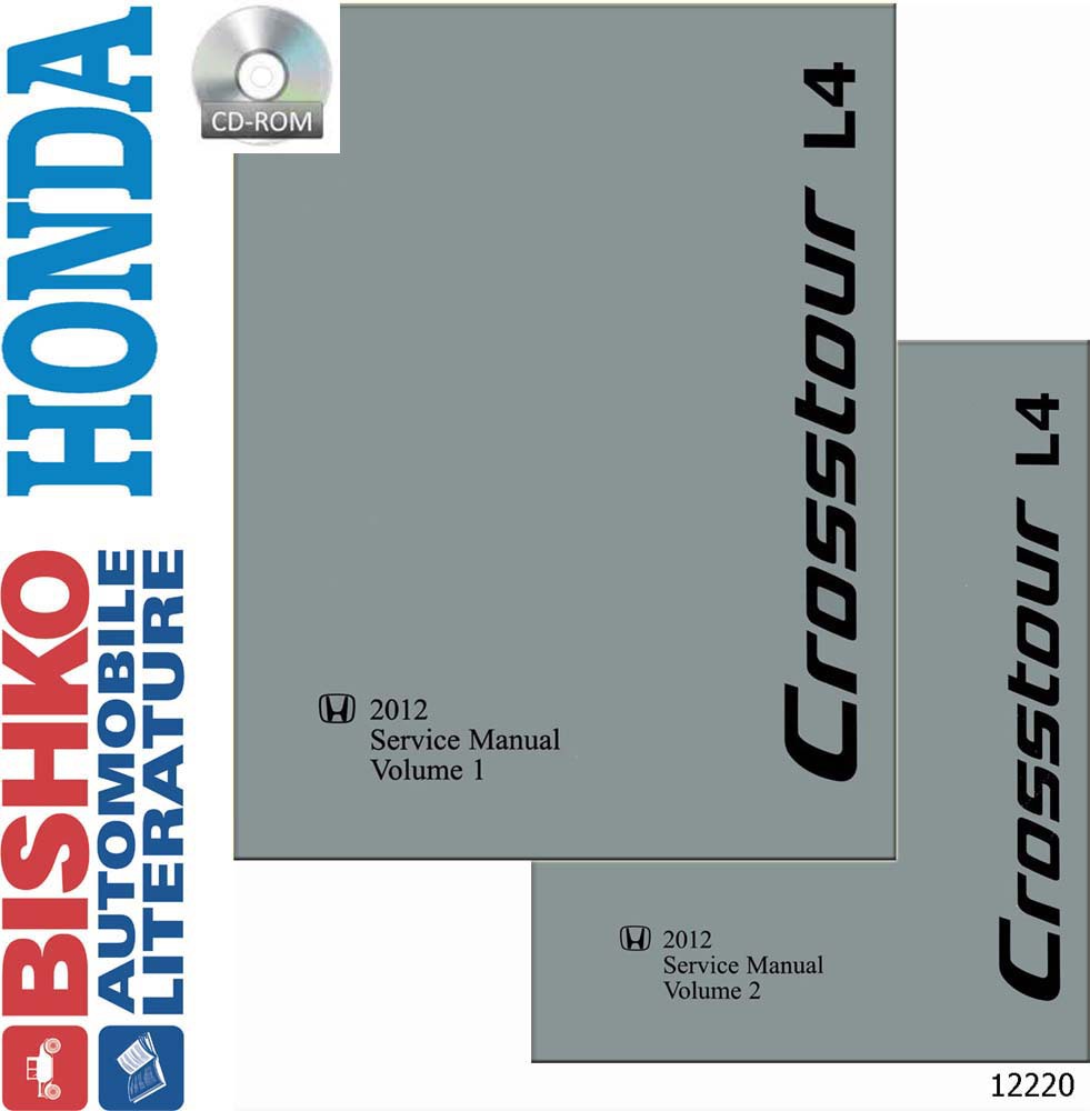 2012 Honda Crosstour - 4 CYL ONLY Factory Shop Service Manual