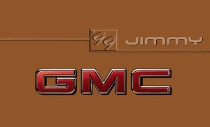 1999 GMC Jimmy Owner's Manual