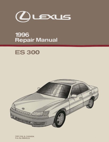 1996 Lexus ES 300 Factory Shop Service Manual